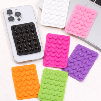Suporte de Silicone Ventosa para Celular - Fixação em Espelhos e Superfícies Lisinhas