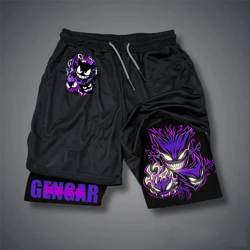 Short Compressao 2 em 1 Dry Fit Pok...