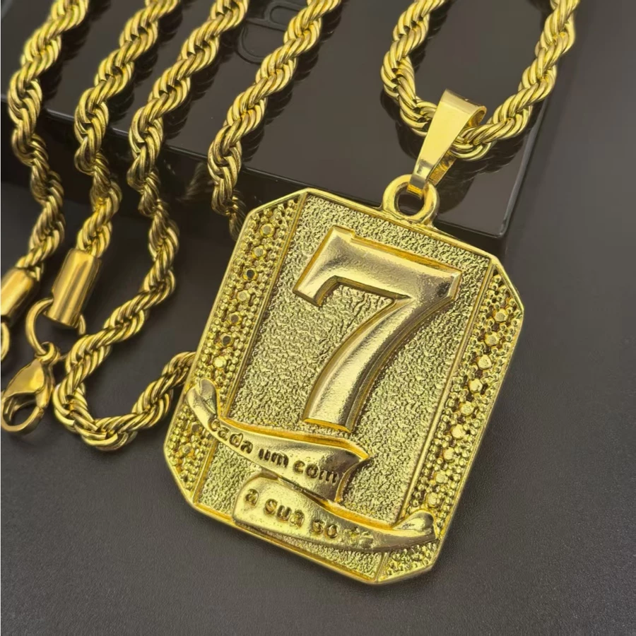 Colar Moeda Antiga Pingente Cadeado...