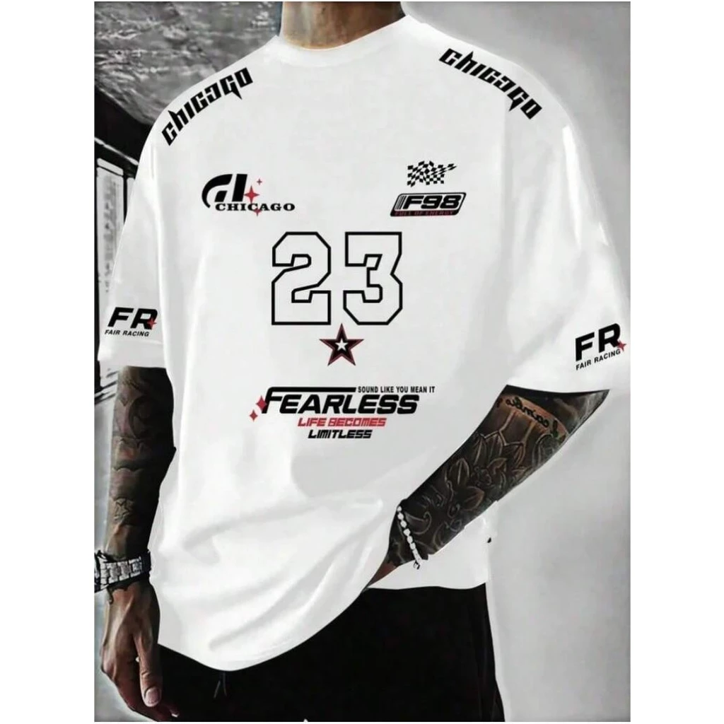 Camiseta Chicago 23 Racing Algodao