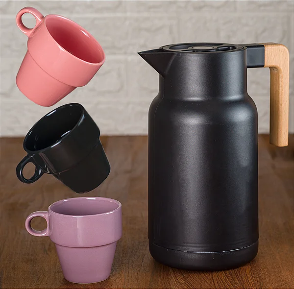 Lyor Garrafa Térmica Organic Preta ...