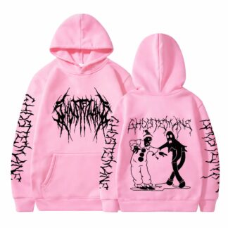 BLUSA DE FRIO MOLETOM CANGURU UNISSEX GHOSTEMANE DUPLA