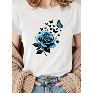 blusa Feminina Camiseta estilosa 100% Algodão Plus Size