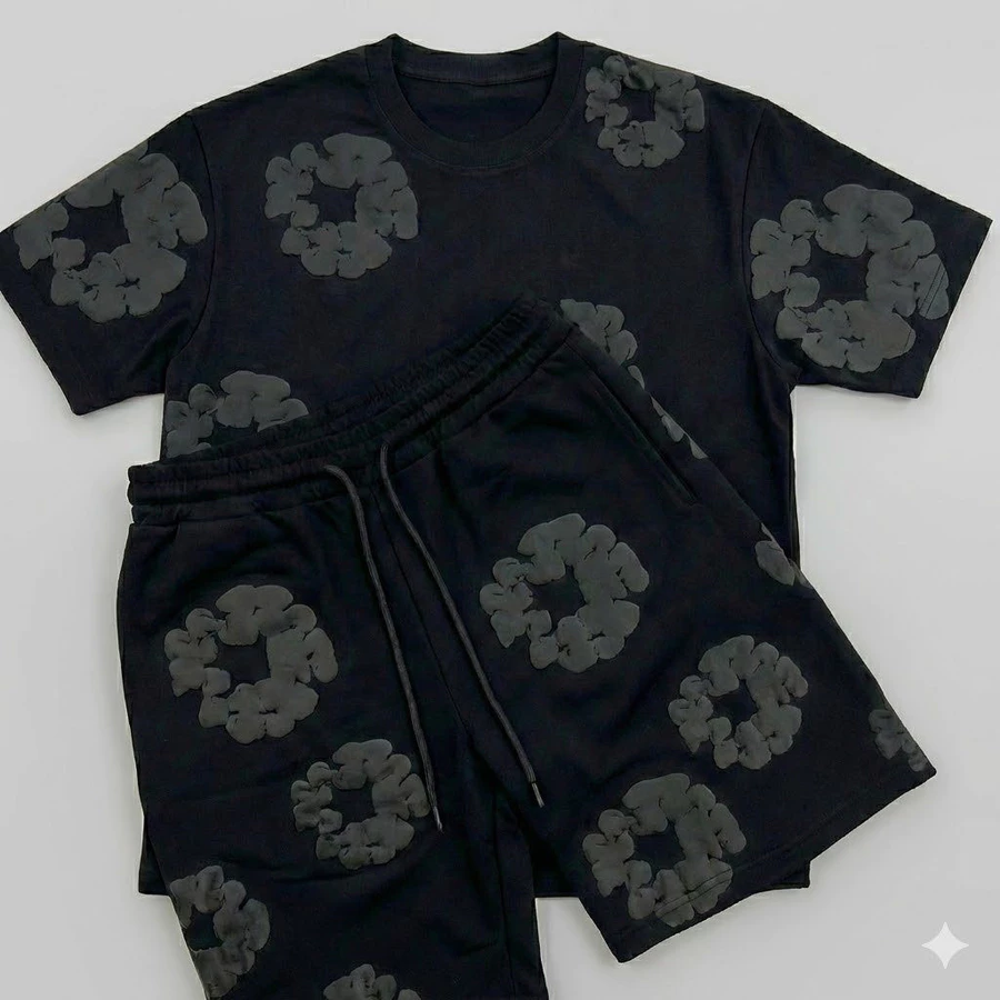 Kit Hype Camiseta + Short Floral Sa...