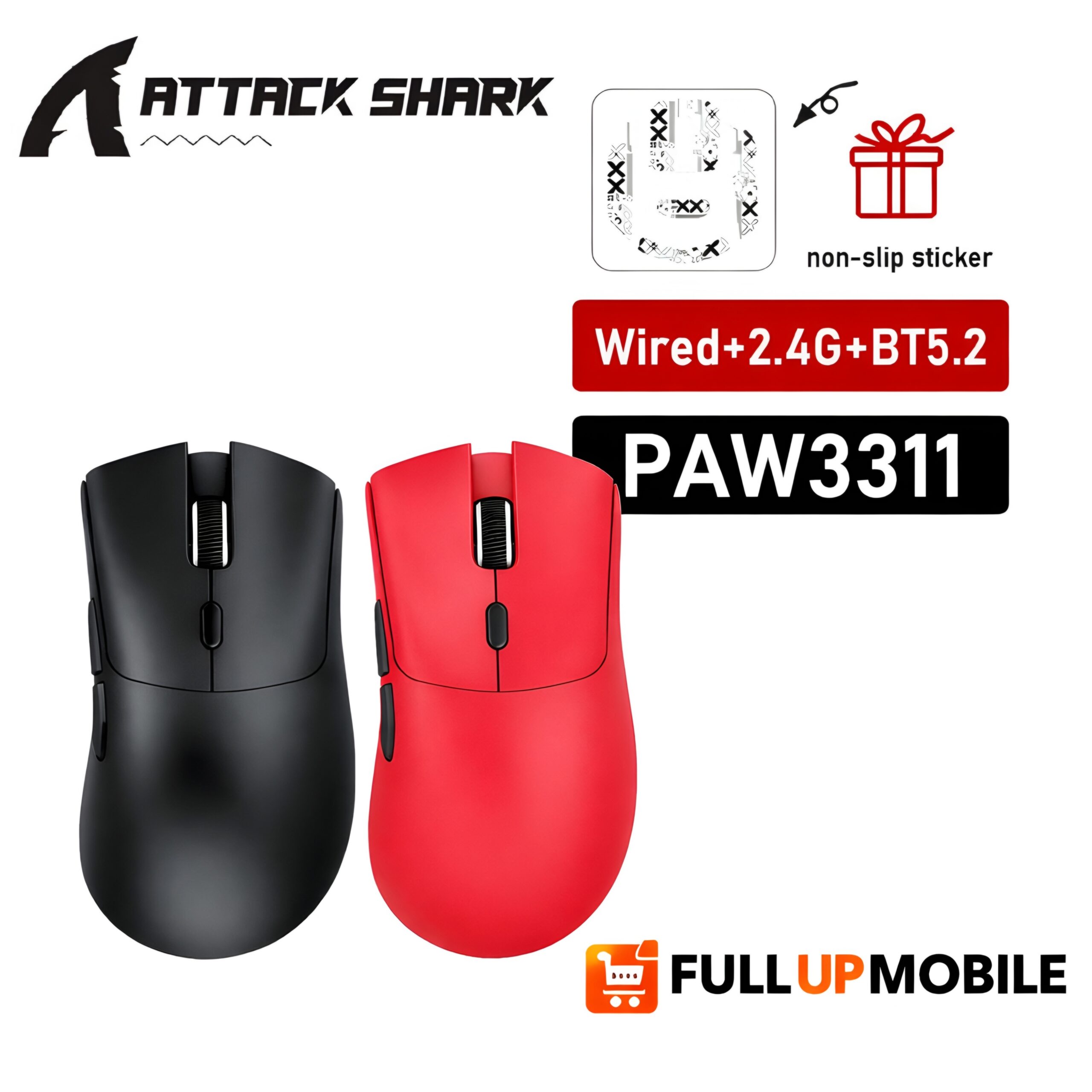 Mouse Gamer Sem Fio Bluetooth R1 At...