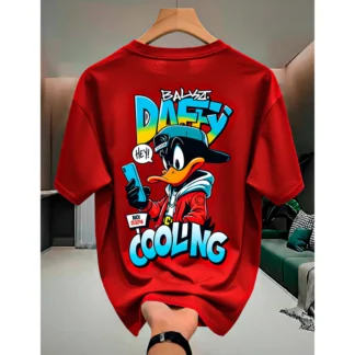 Camiseta DAFFY Cooling Estampa Costas 100% AlgodÃ£o