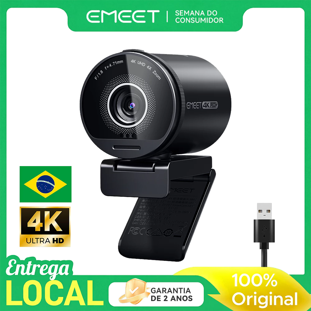 Webcam EMEET S800 4K HDR 60FPS