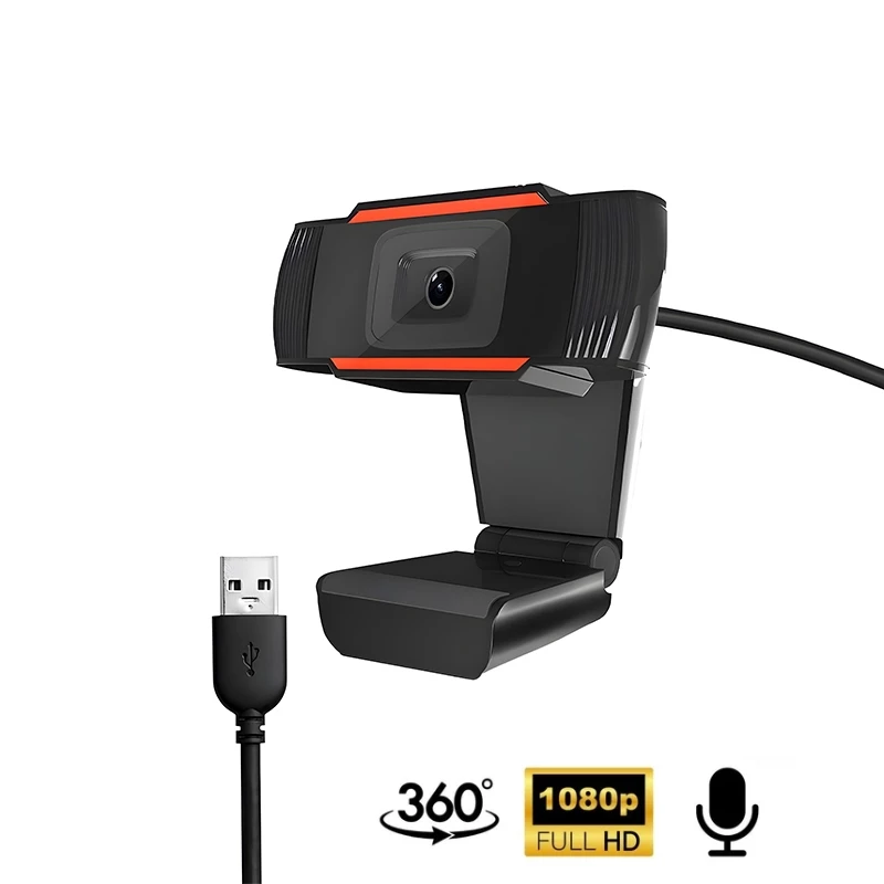 Webcam USB Full HD 1080p VisÃ£o 180...