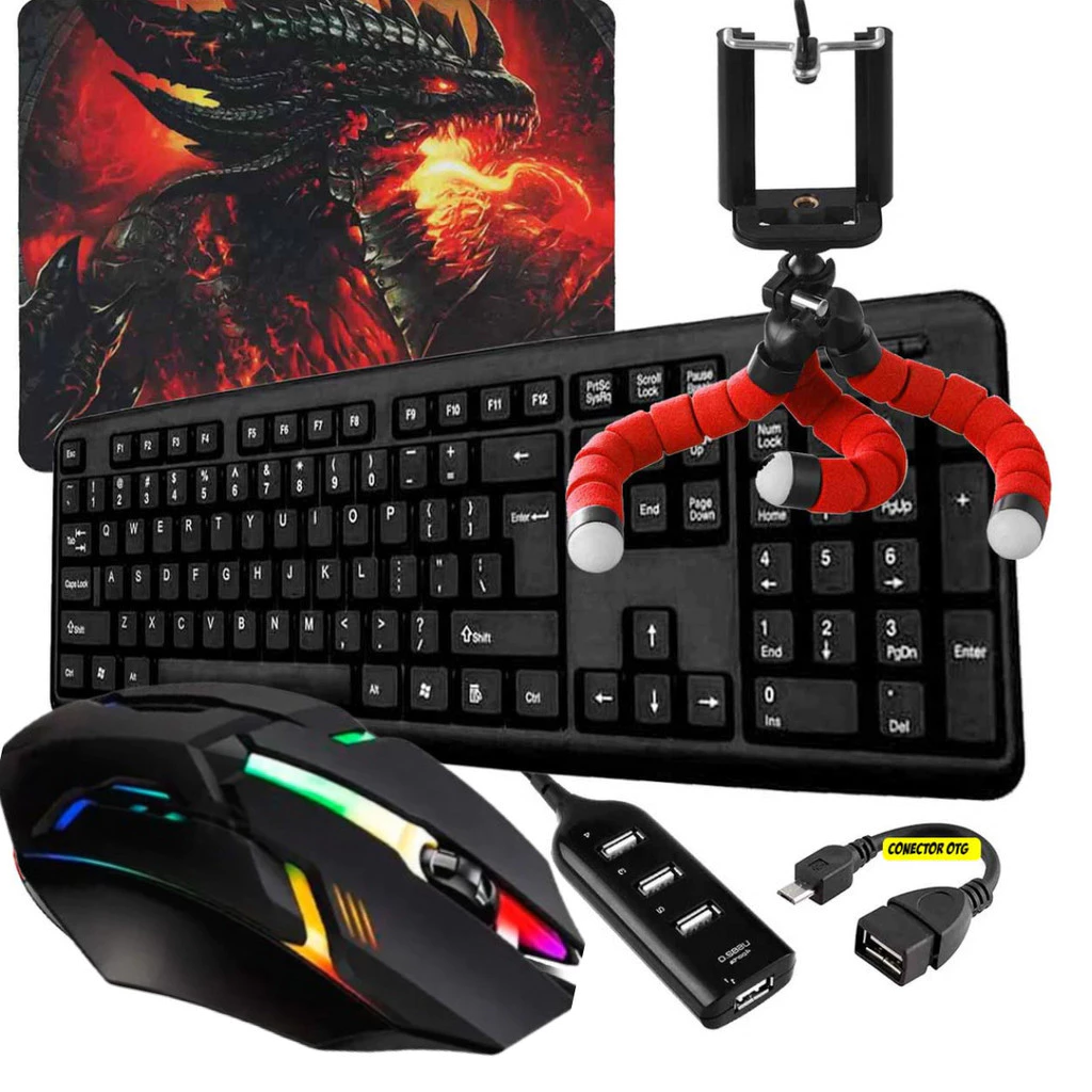 Kit Gamer Mobilador Completo Celula...